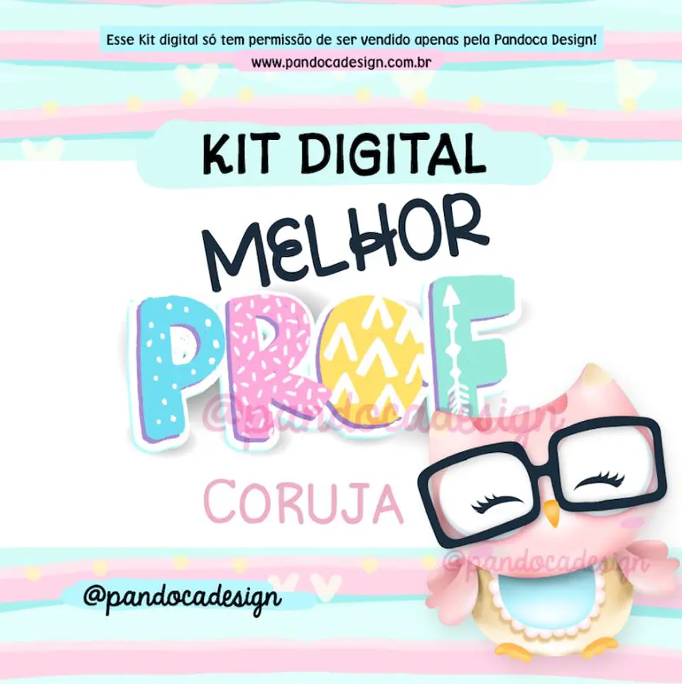 Kit Digital Melhor Prof Coruja 6 1