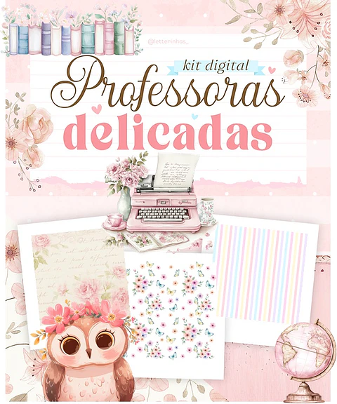 Kit Digital Professoras Delicadas 4
