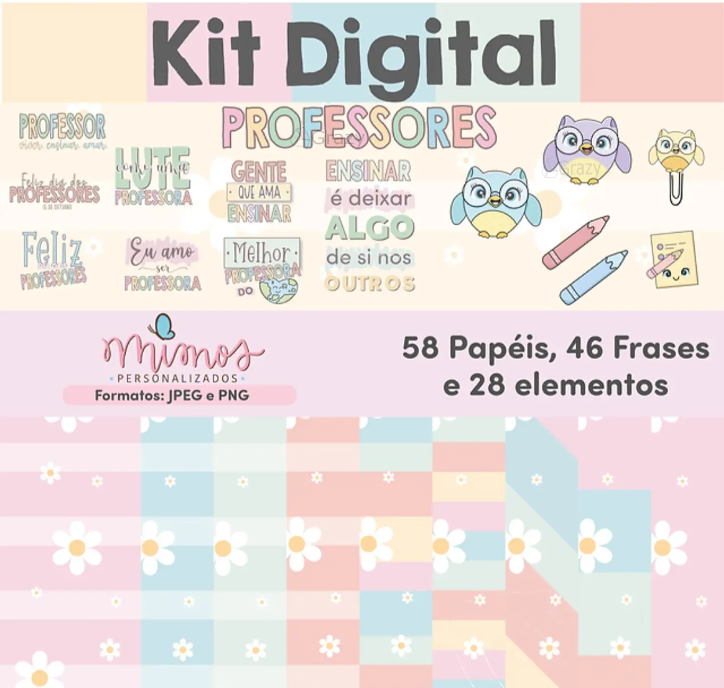 Kit Digital Love Professoras 2 1
