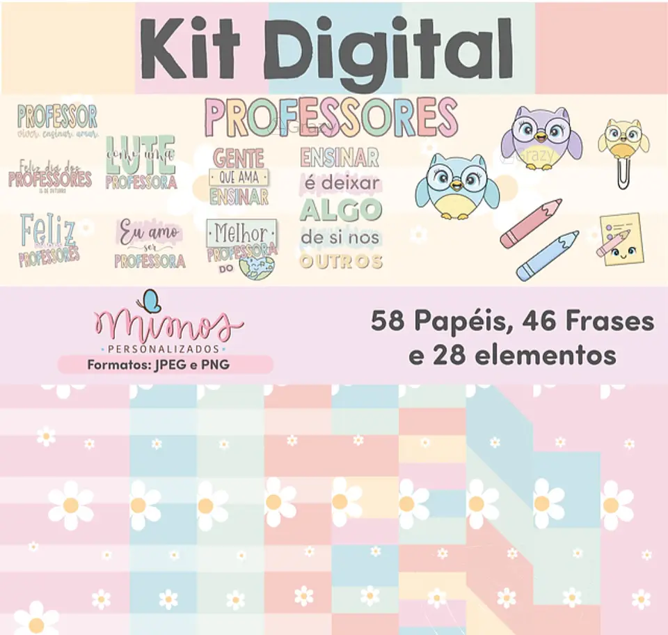 Kit Digital Love Professoras 2 1