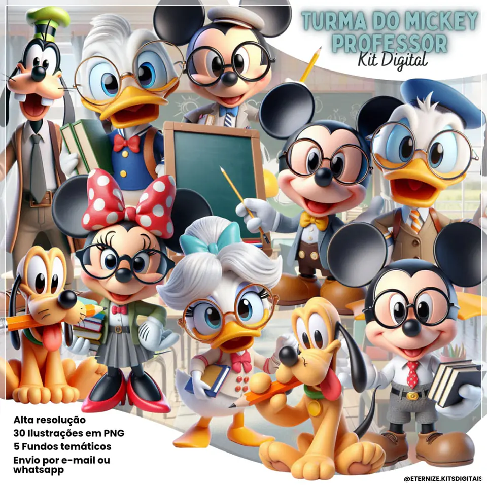 Kit Digital Turma do Mickey Professor 2 1