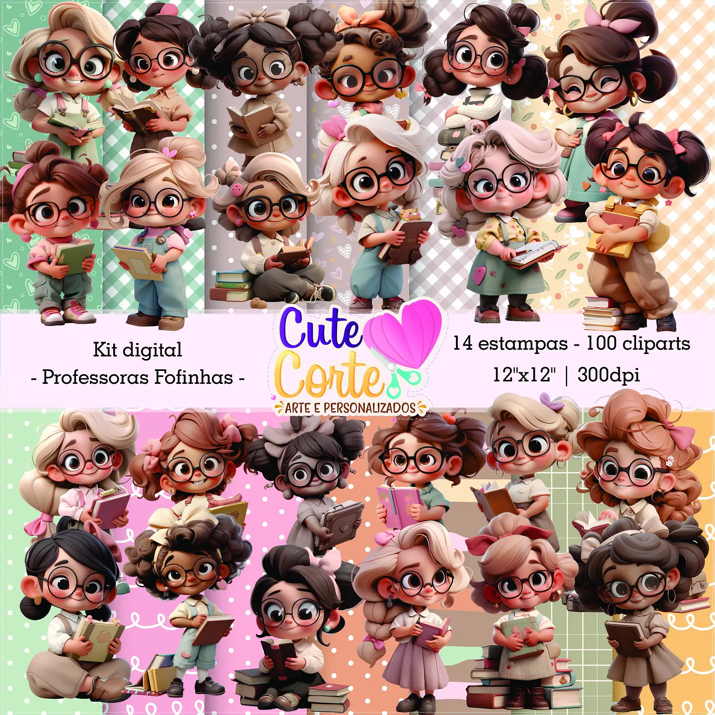 Kit Digital Da Kit Professoras Fofinhas 2 1