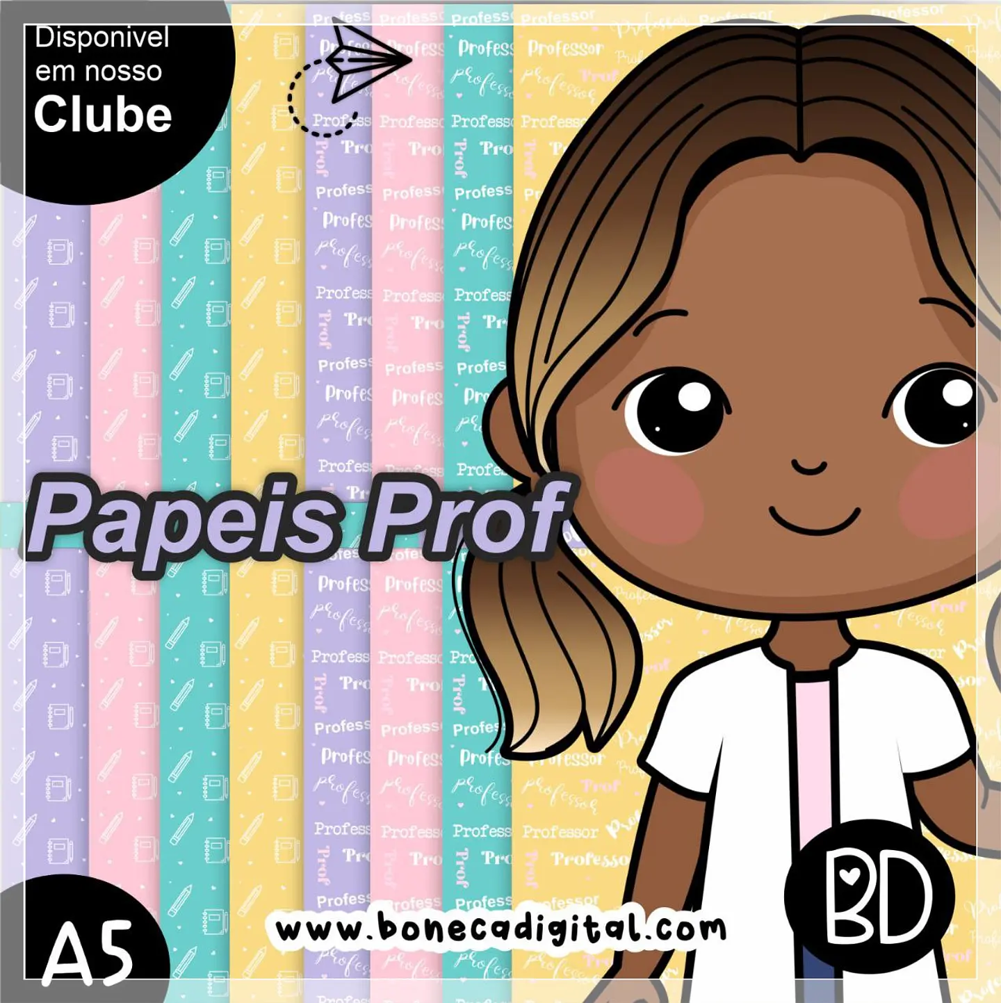 Kit Digital Papeis Prof 2 1