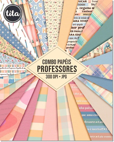 Kit Digital Professores 2024 Combo Papéis 10