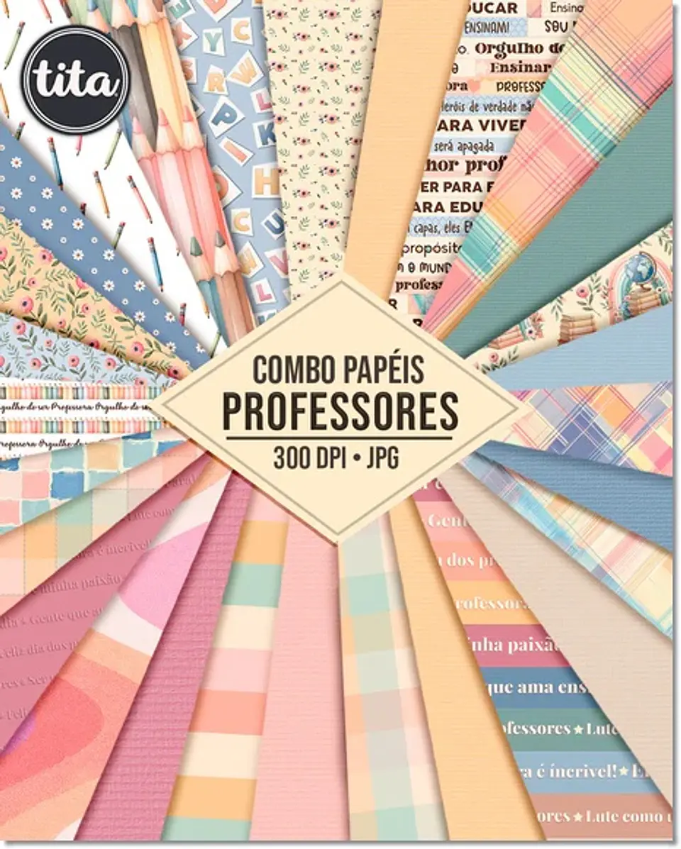 Kit Digital Professores 2024 Combo Papéis 10 1