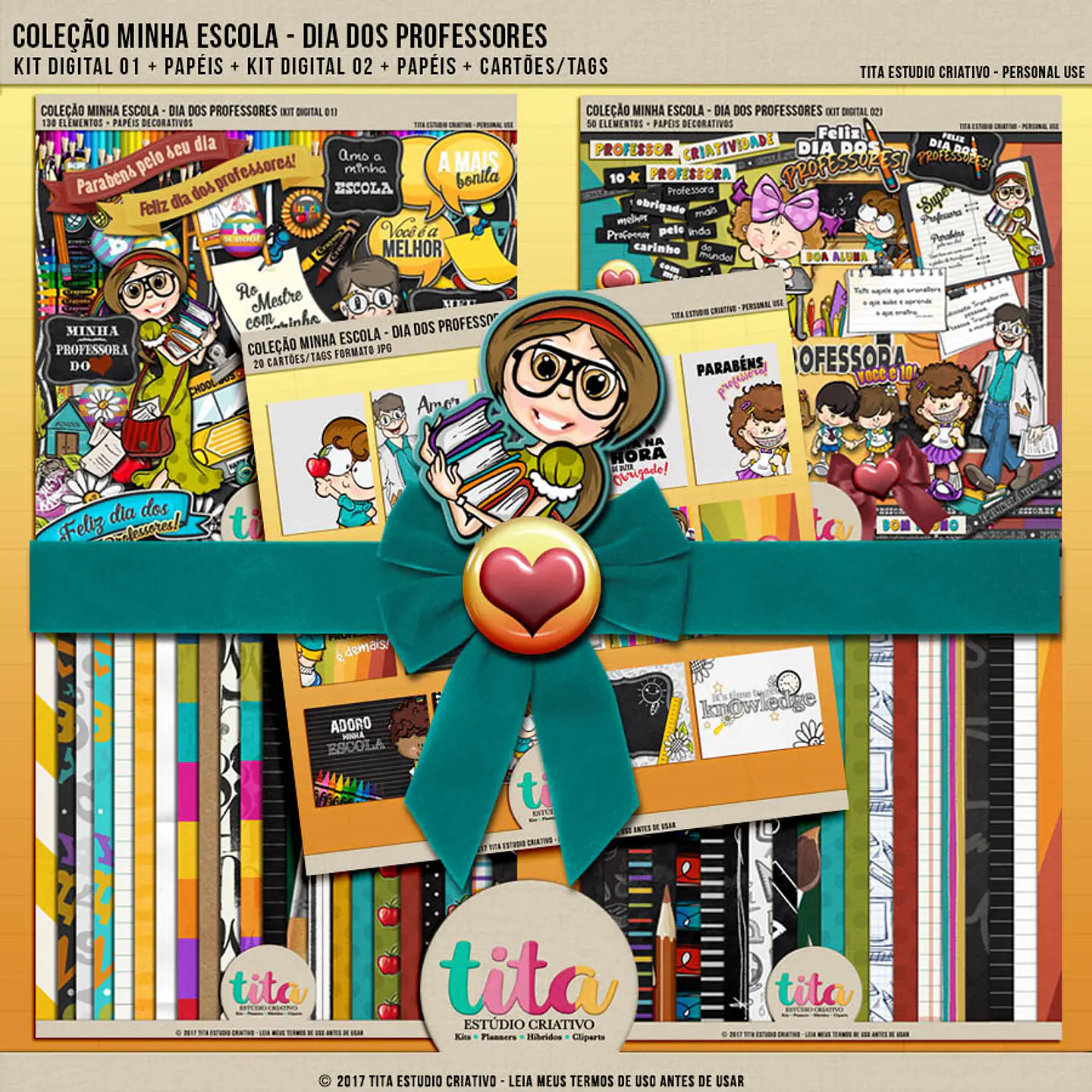 Kit Digital Dia dos Professores Coleção 4 1