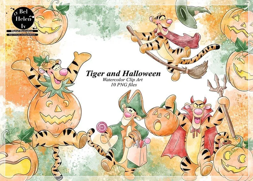 Kit Digital Helen Halloween Tiger And Halloween 13 1