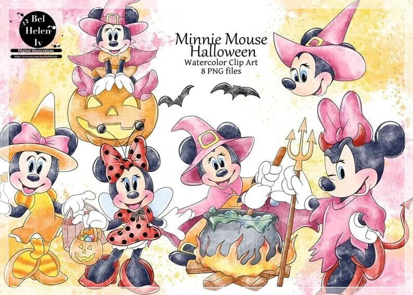 Kit Digital Helen Halloween Minnie Mouse Halloween 11 1
