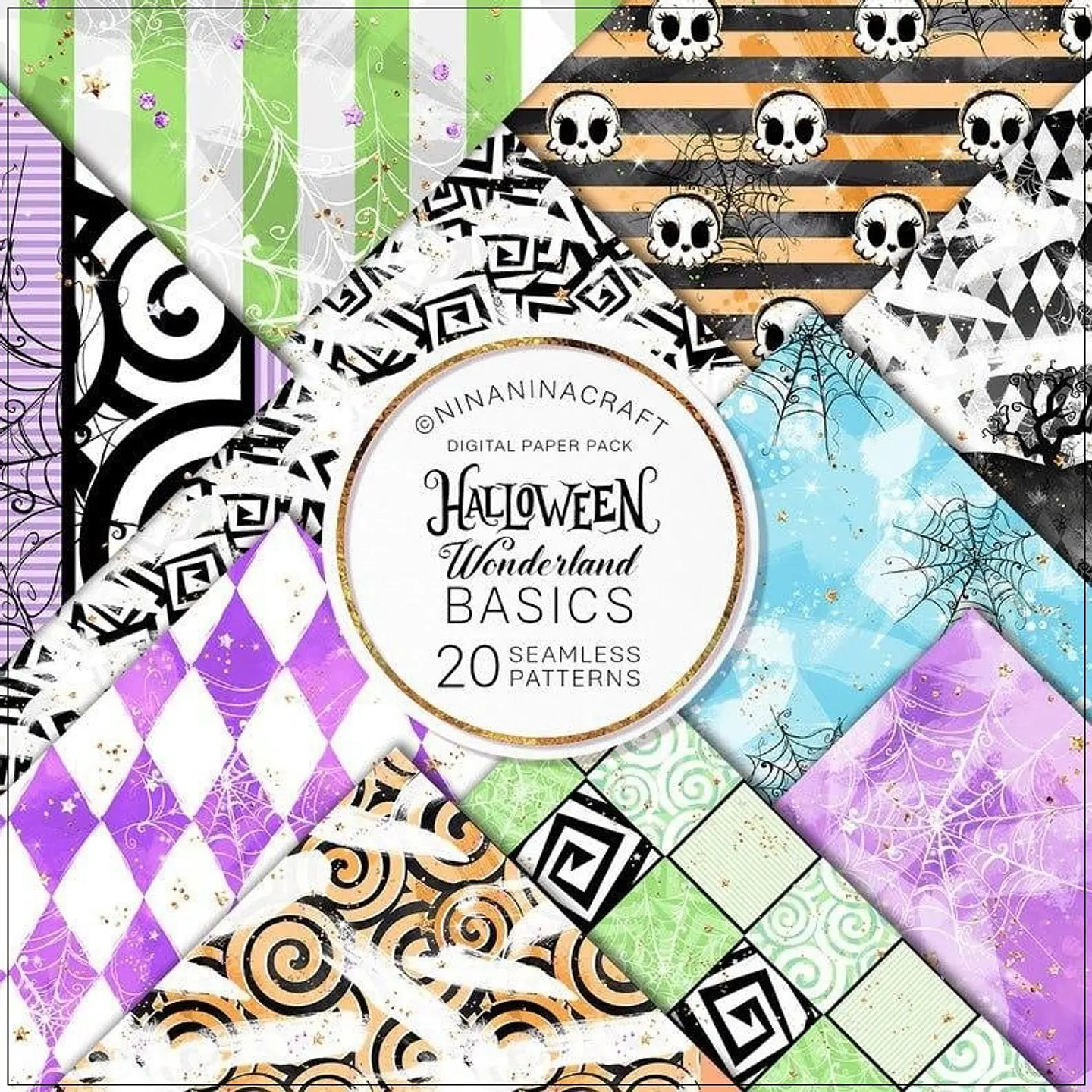 Kit Digital Halloween Wonderland Basics 6 1