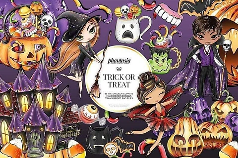 Kit Digital Halloween 1