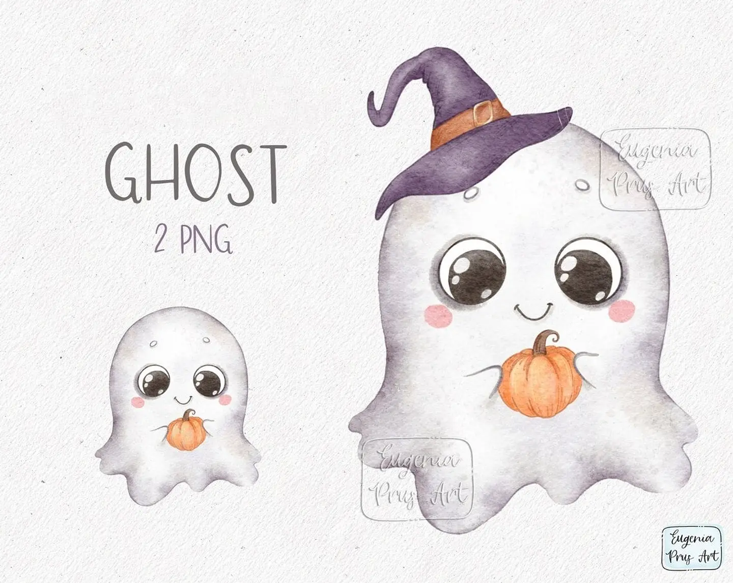 Kit Digital Cute Halloween Clipart Ghost Clipart Cute Ghost Halloween 1 1
