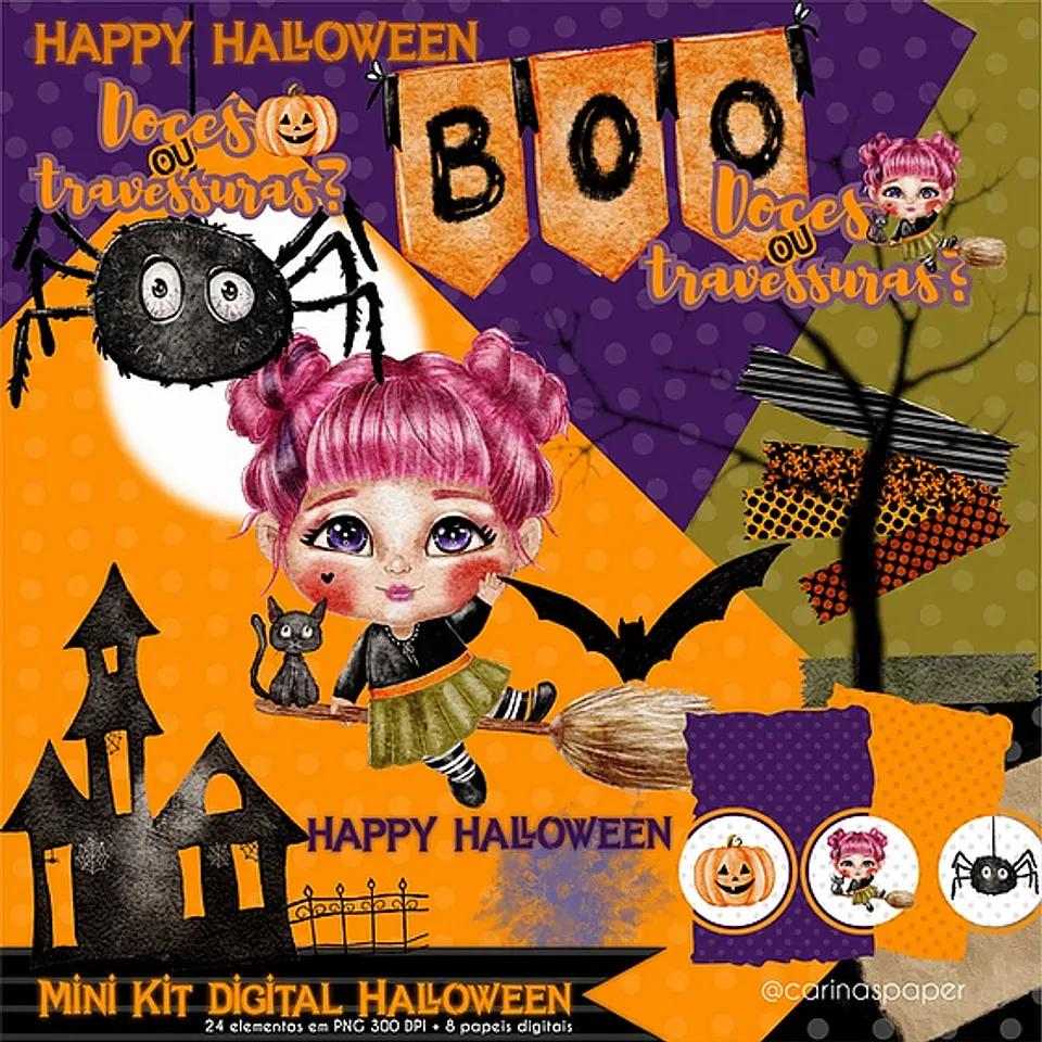 Kit Digital Mini Halloween 1 1