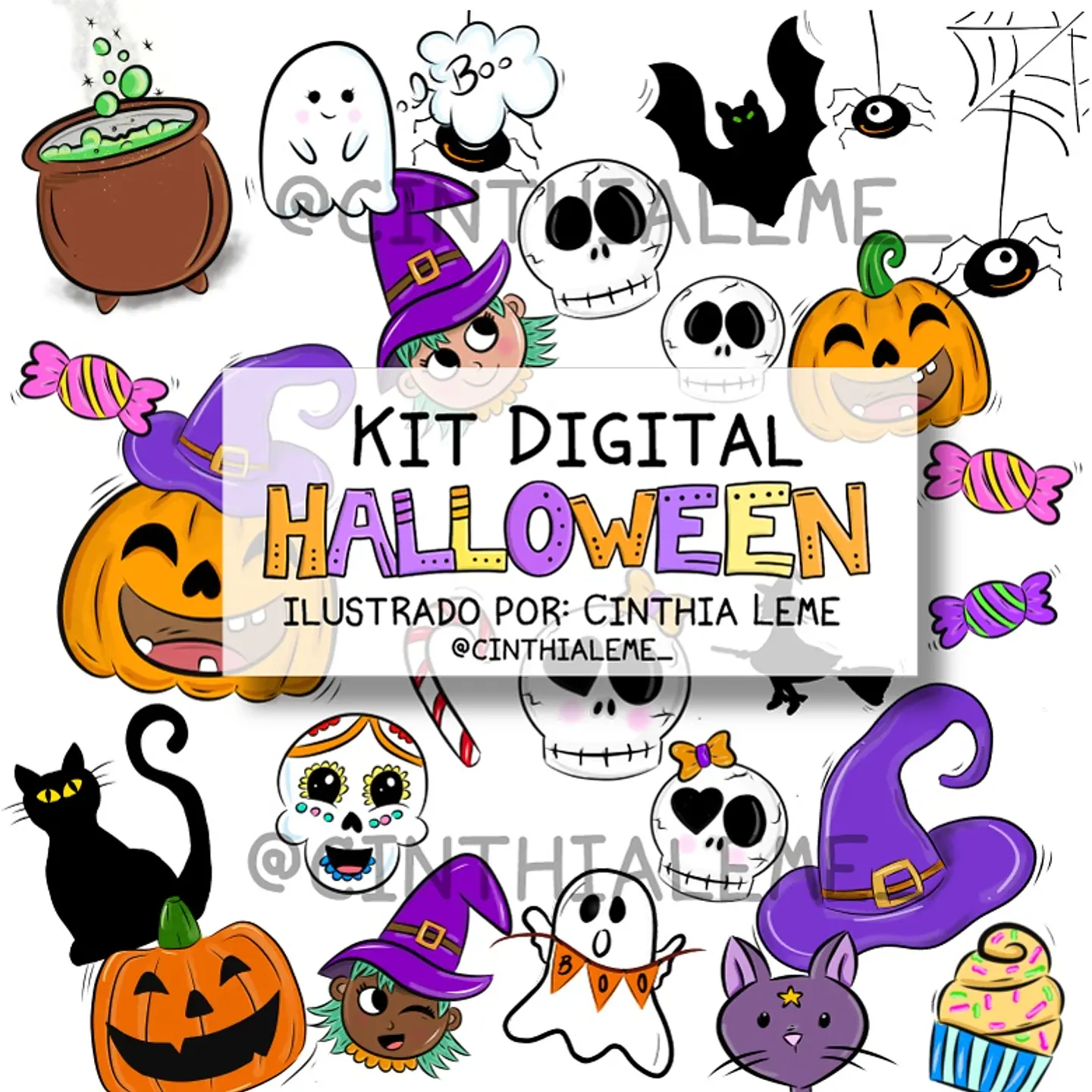 Kit Digital Halloween 1 1