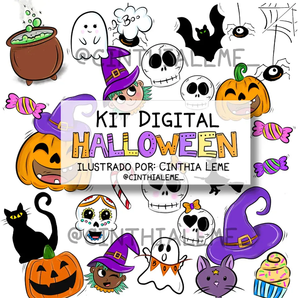 Kit Digital Halloween 1 1