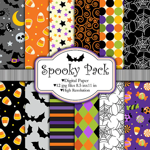 Kit Digital Halloween 7