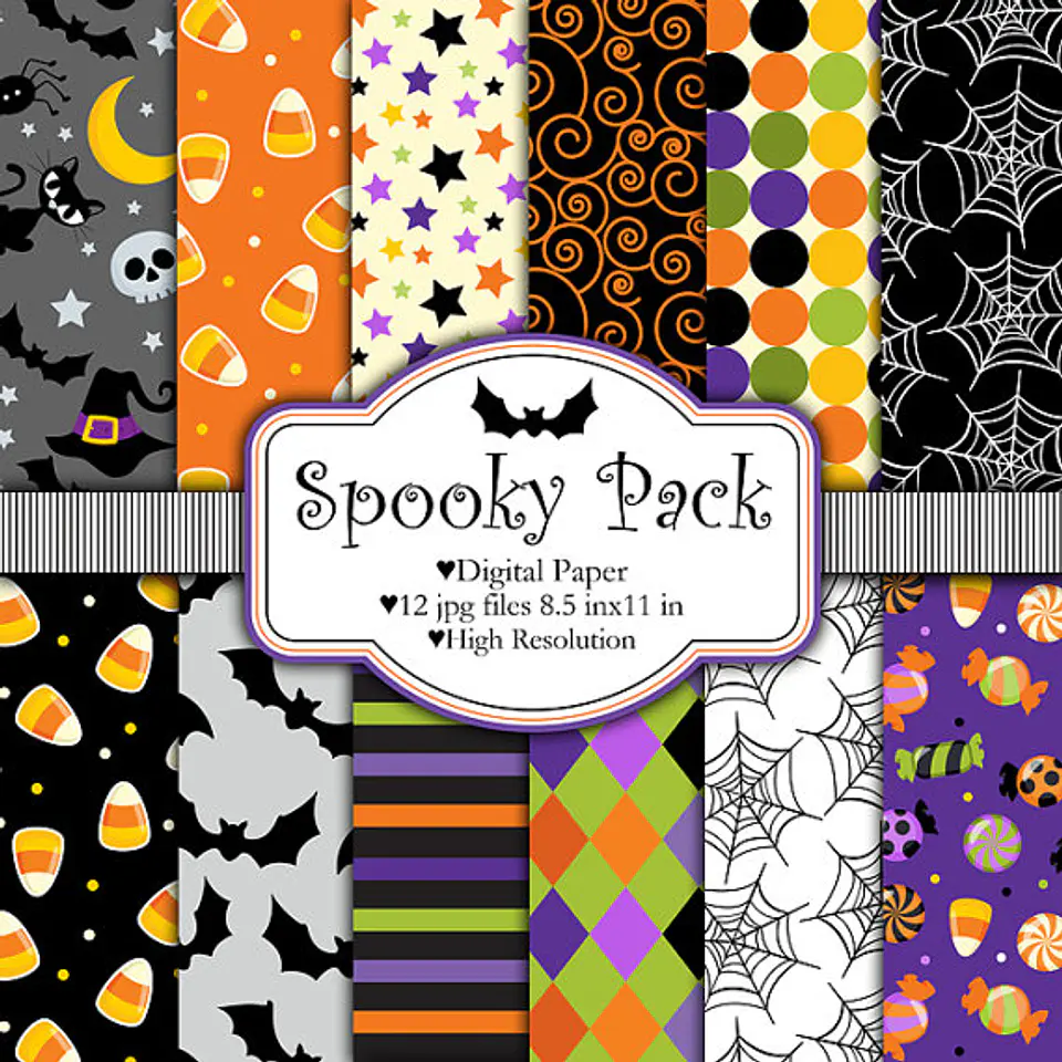 Kit Digital Halloween 7 1
