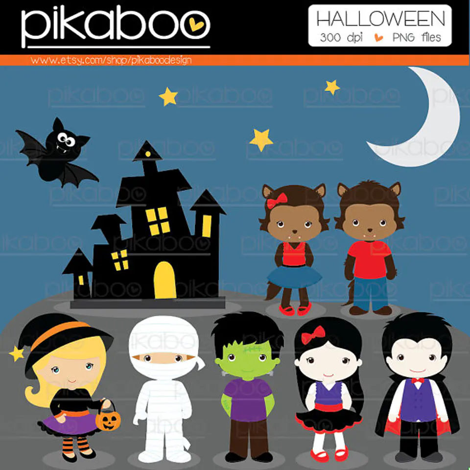 Kit Digital Halloween 1 1
