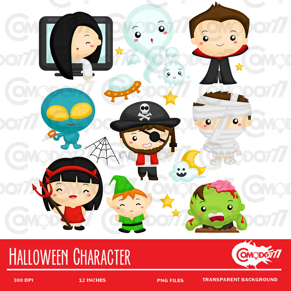 Kit Digital Halloween 1 1