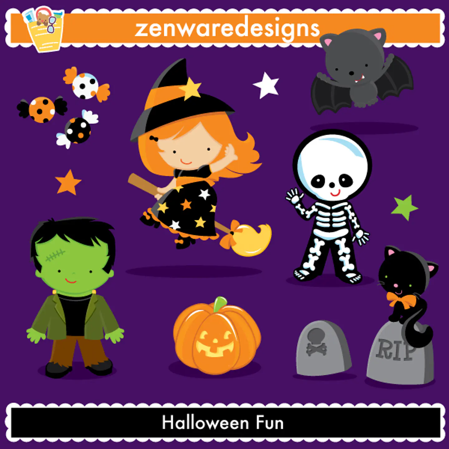 Kit Digital Halloween 3 1