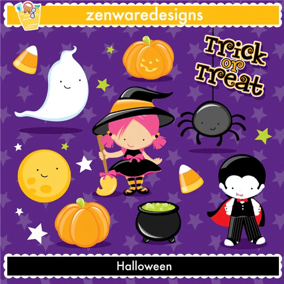 Kit Digital Halloween 1 1