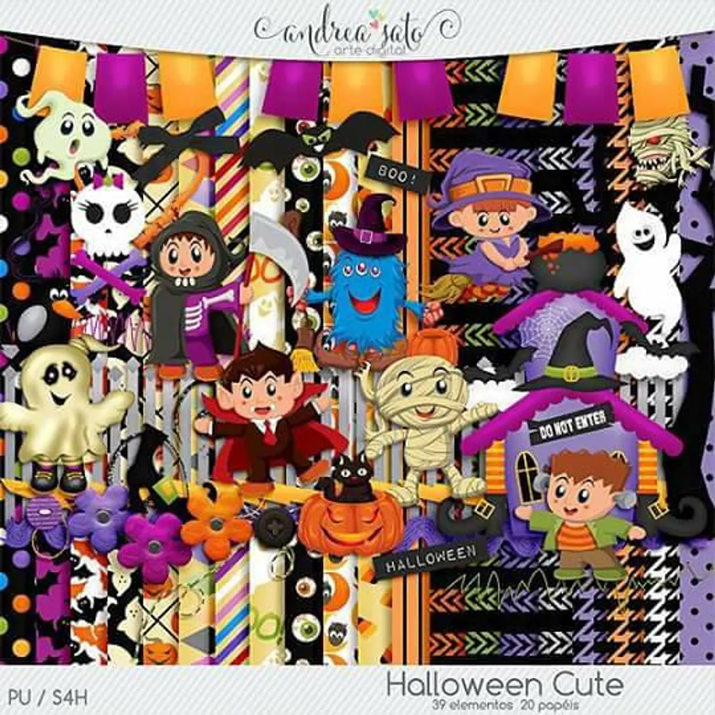 Kit Digital Halloween 4 1