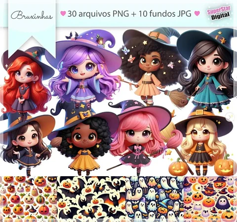 Kit Digital Bruxinhas 1