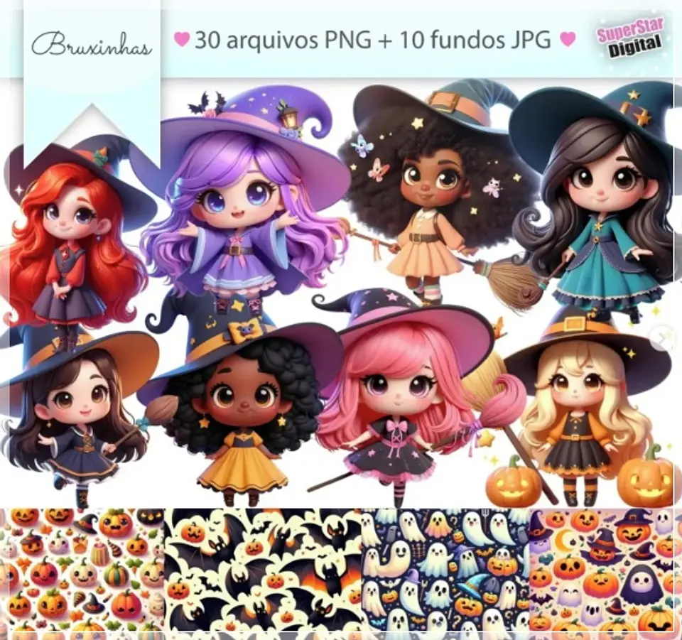 Kit Digital Bruxinhas 1 1