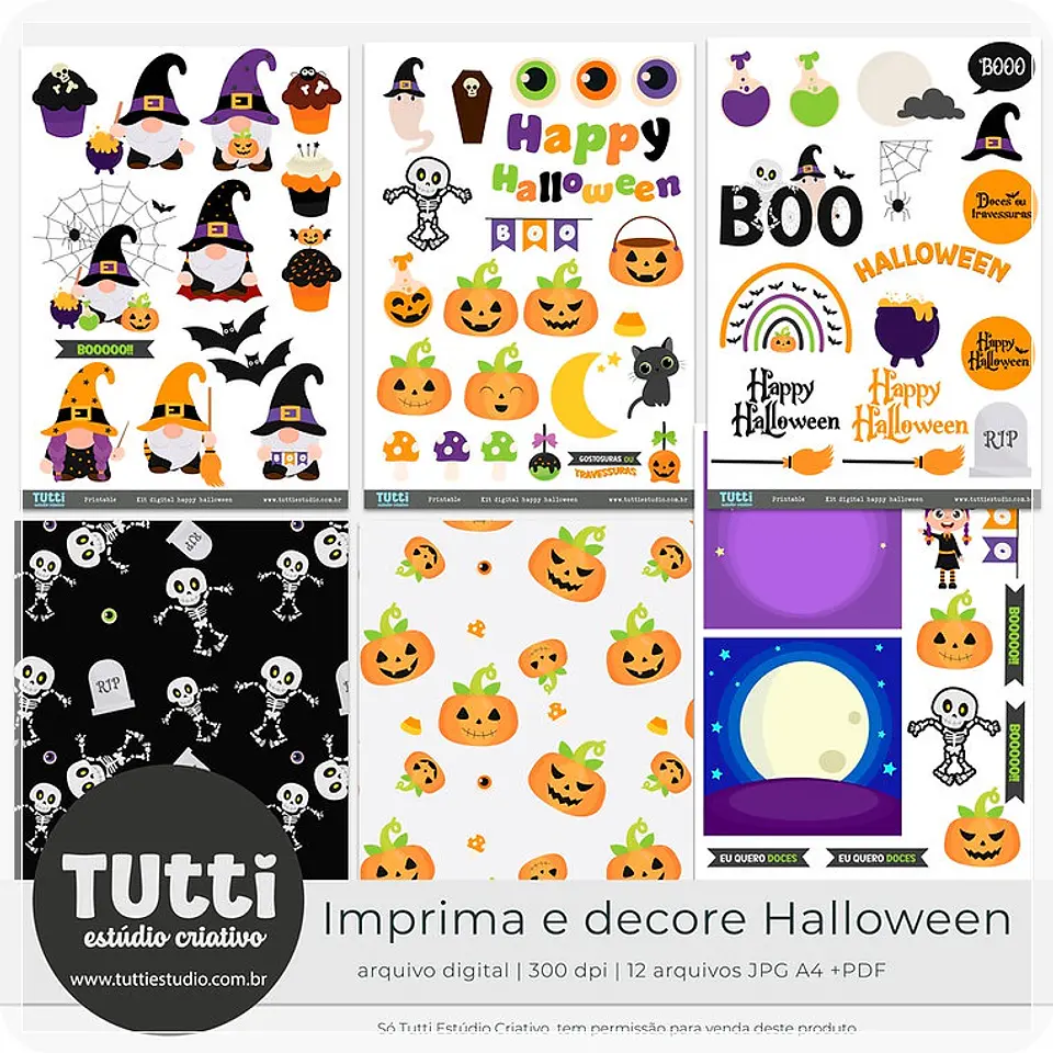 Kit Digital Happyhalloween Printable 3 1