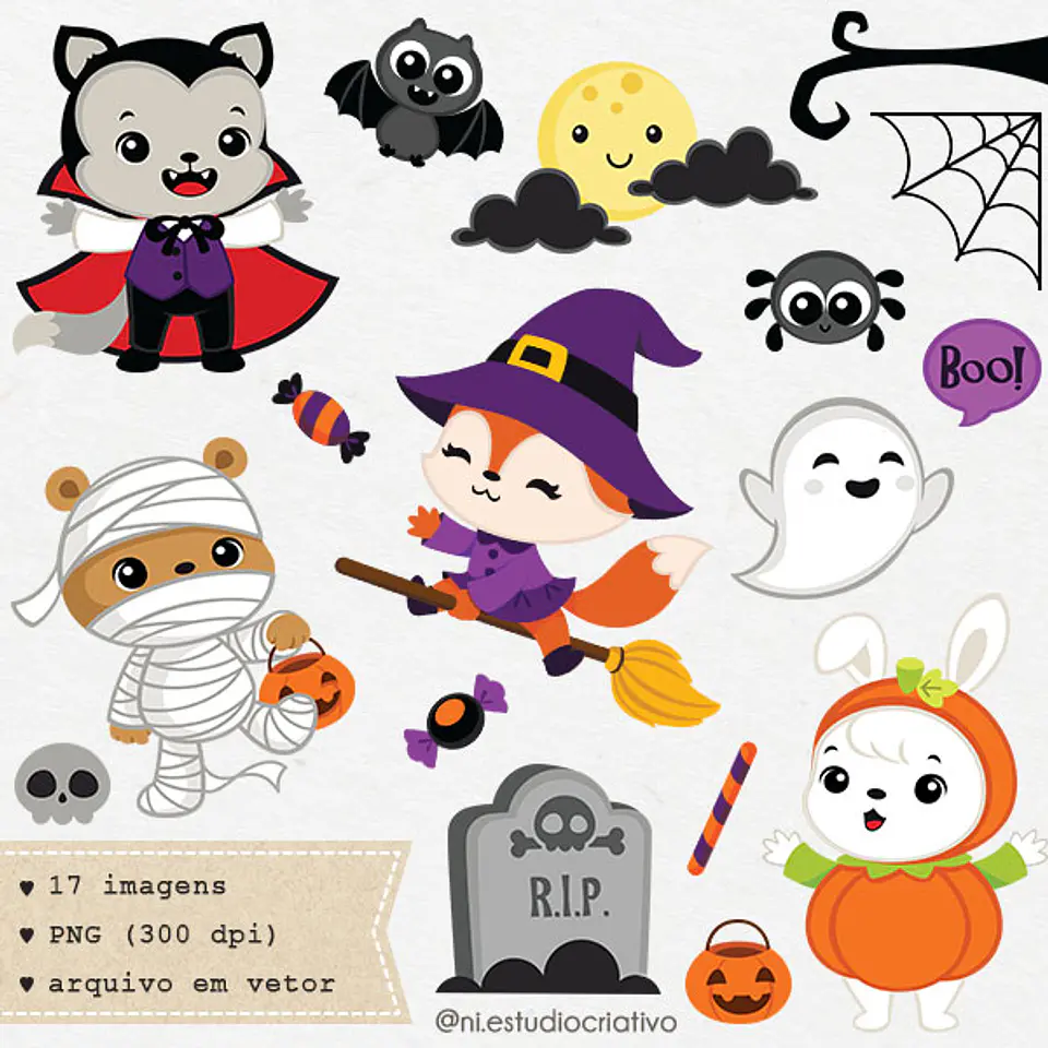 Kit Digital Halloween 2 1
