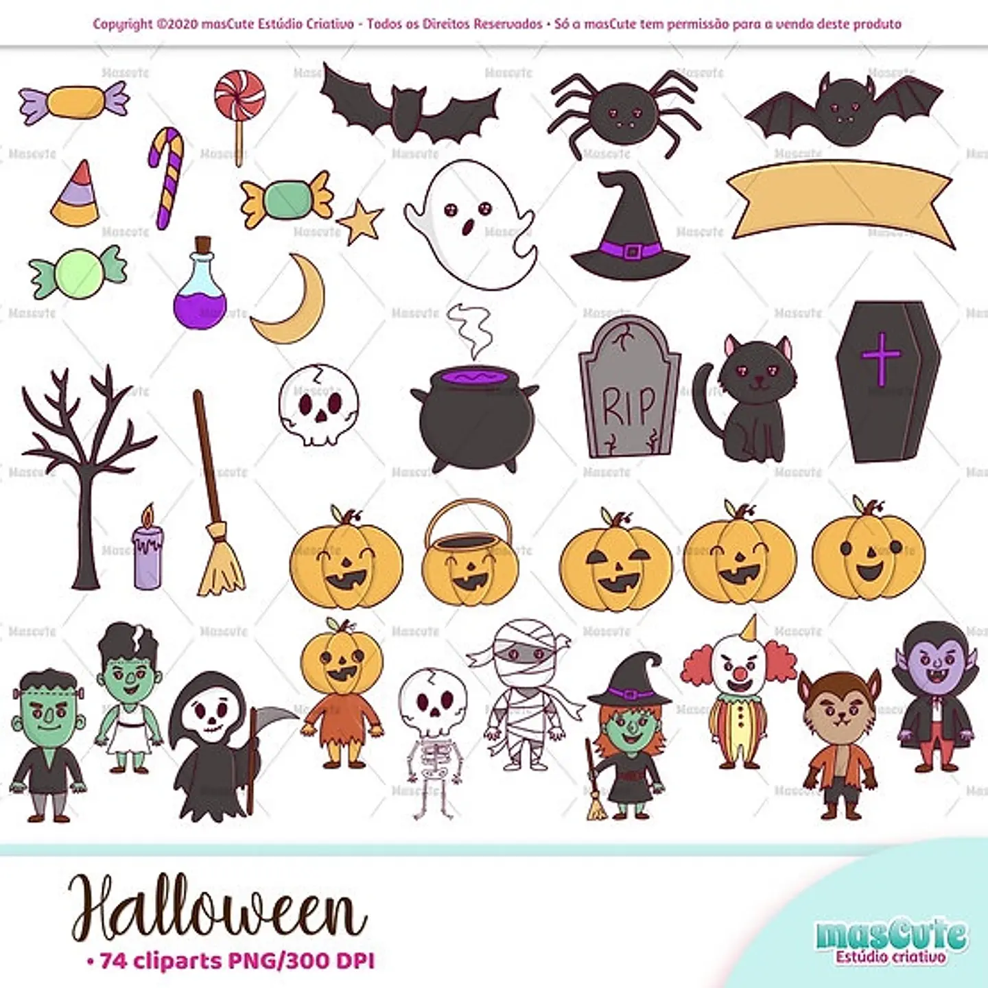Kit Digital Halloween 2 1