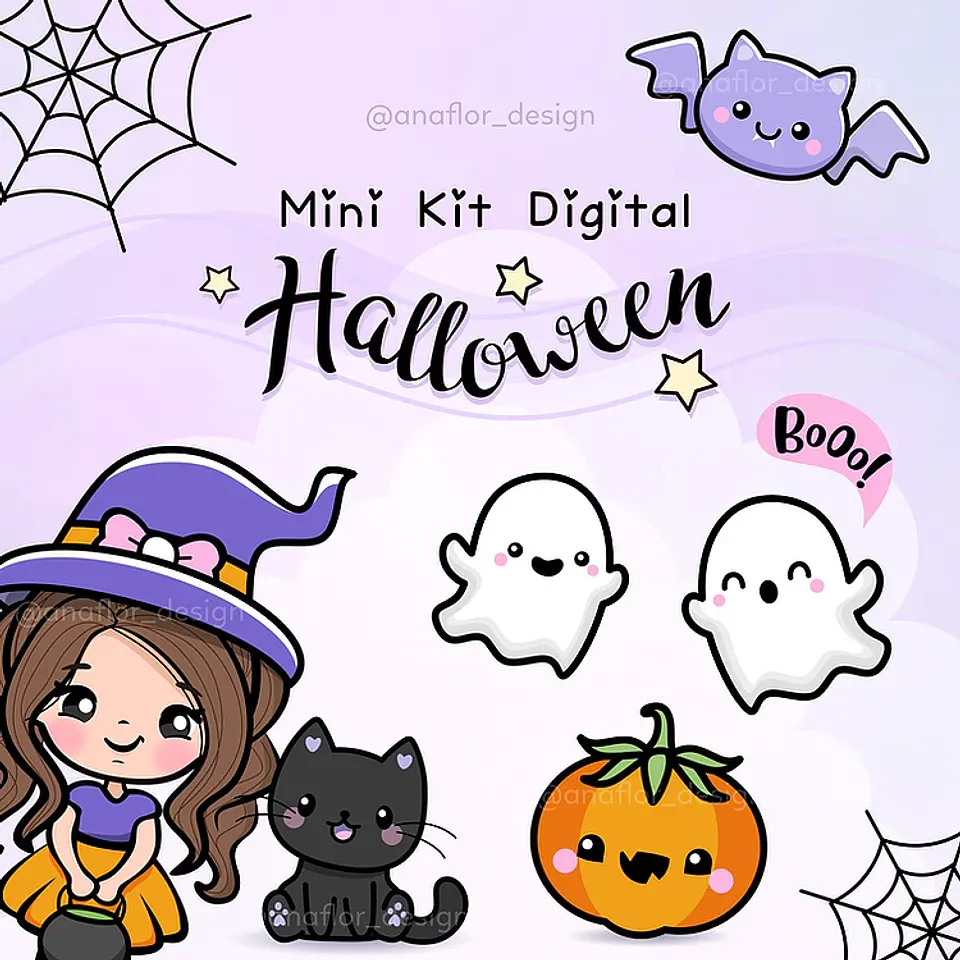 Kit Digital Mini Halloween 1 1