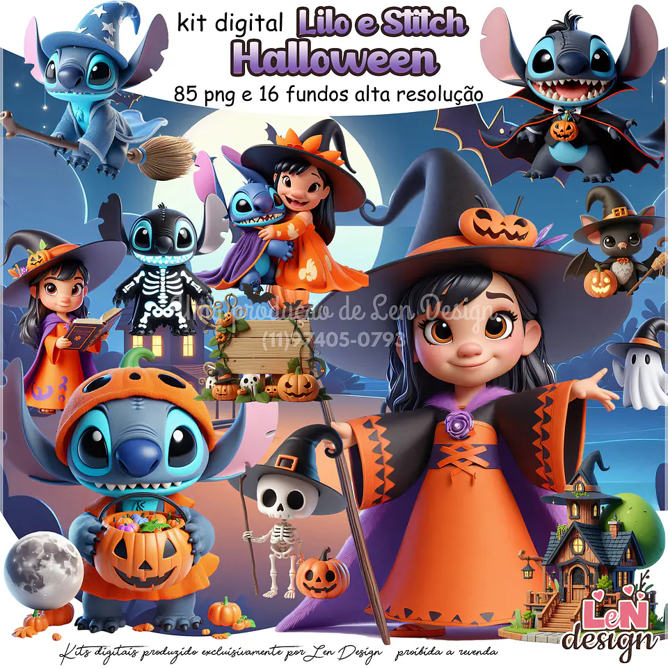 Kit Digital Stitch Halloween 7 1