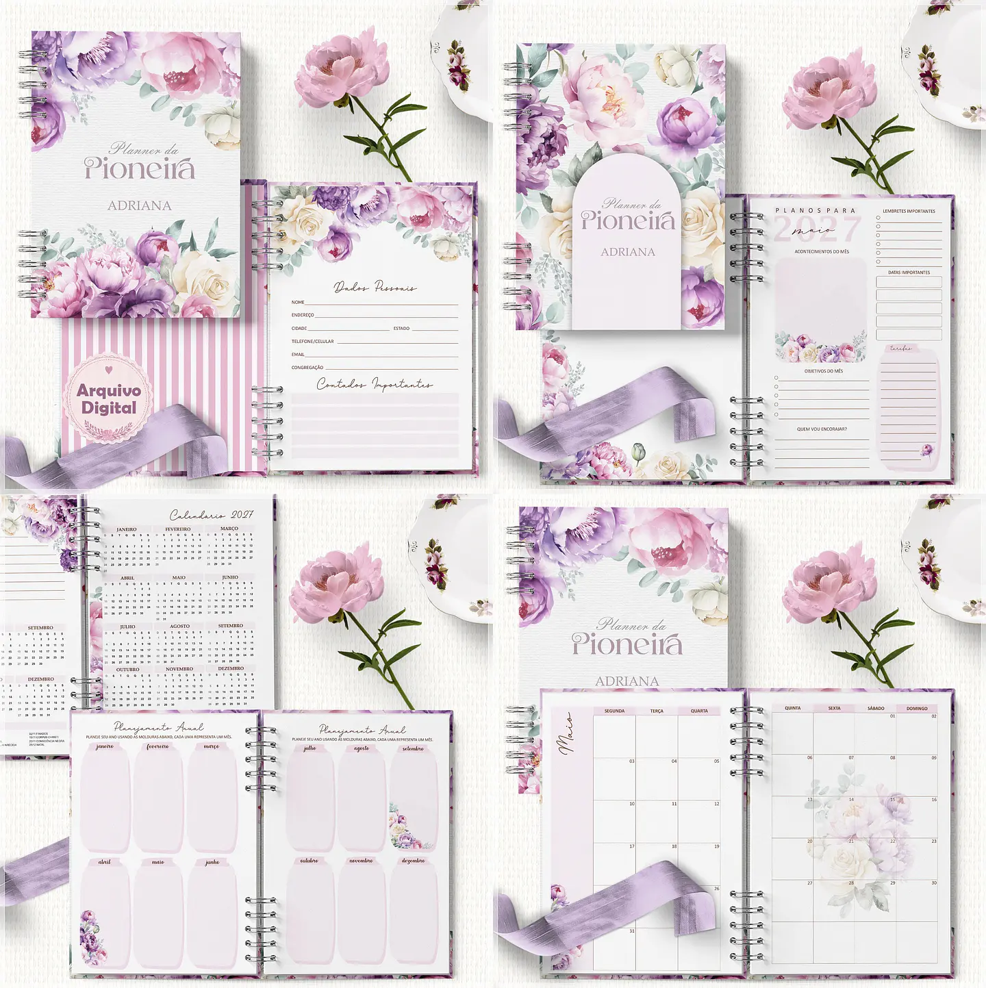 Encadernação - Planner Pioneira 27 1
