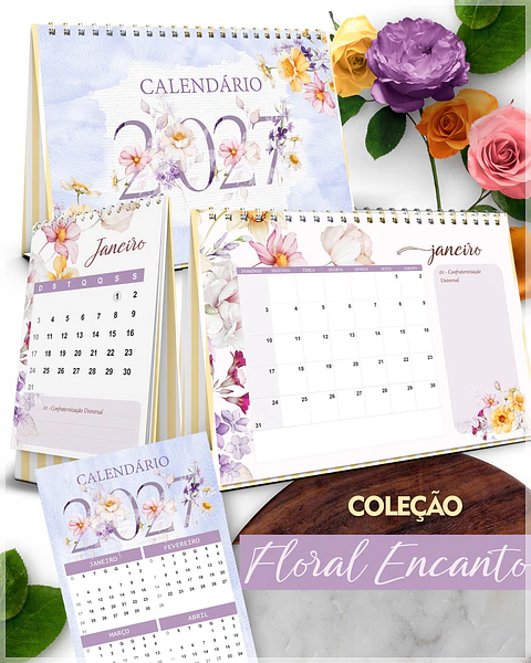 Encadernação - Calendários Encanto 27