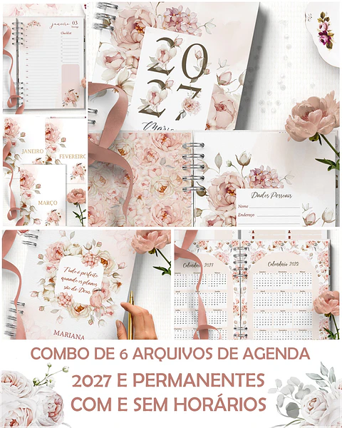 Encadernação - Agendas 27 e Perm om e SH Refúgio