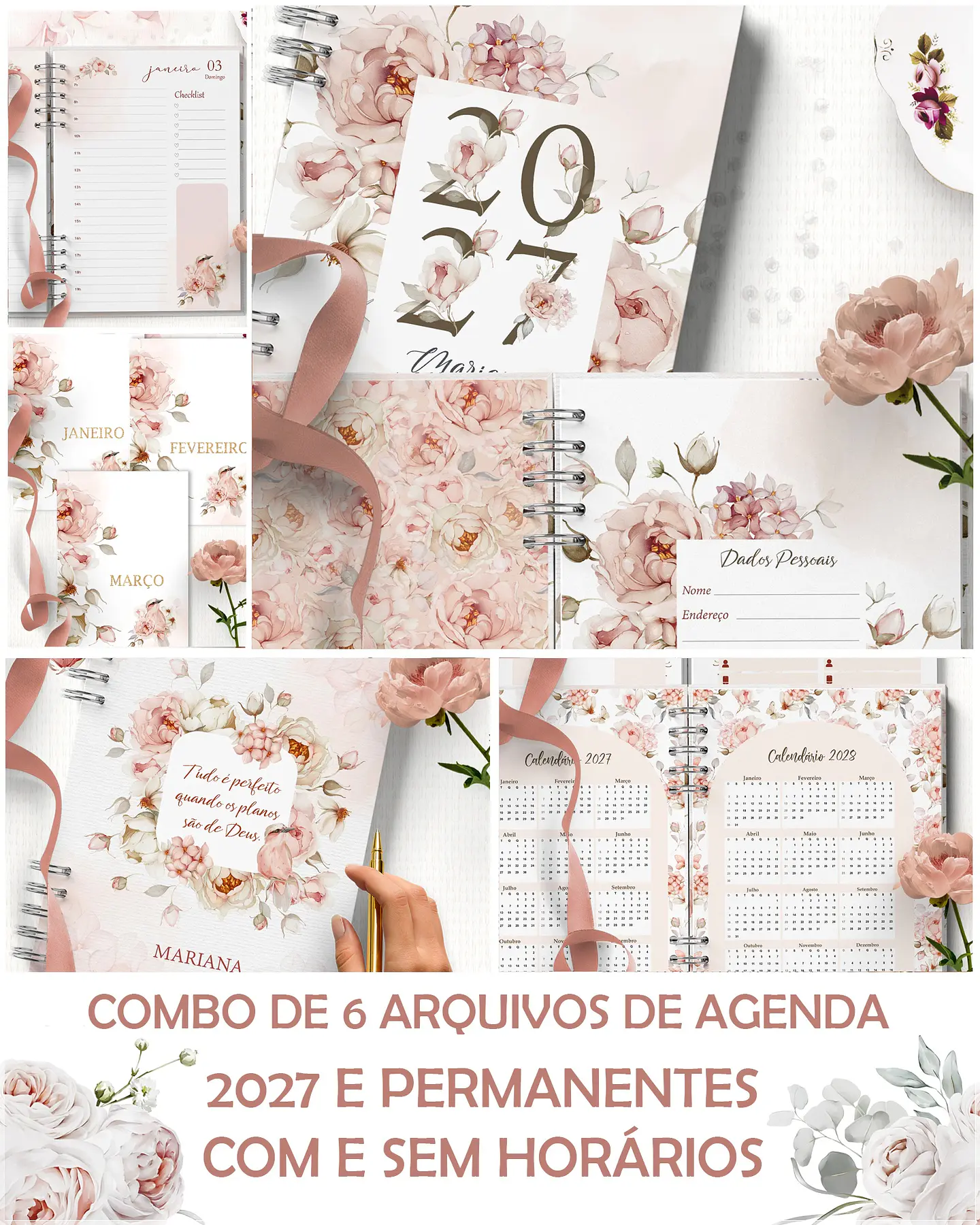 Encadernação - Agendas 27 e Perm om e SH Refúgio 1