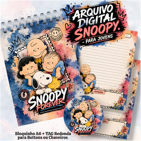 Encadernação - Coleção Snoopy
