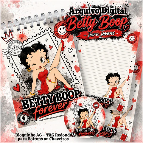 Encadernação - Coleção Betty Boop