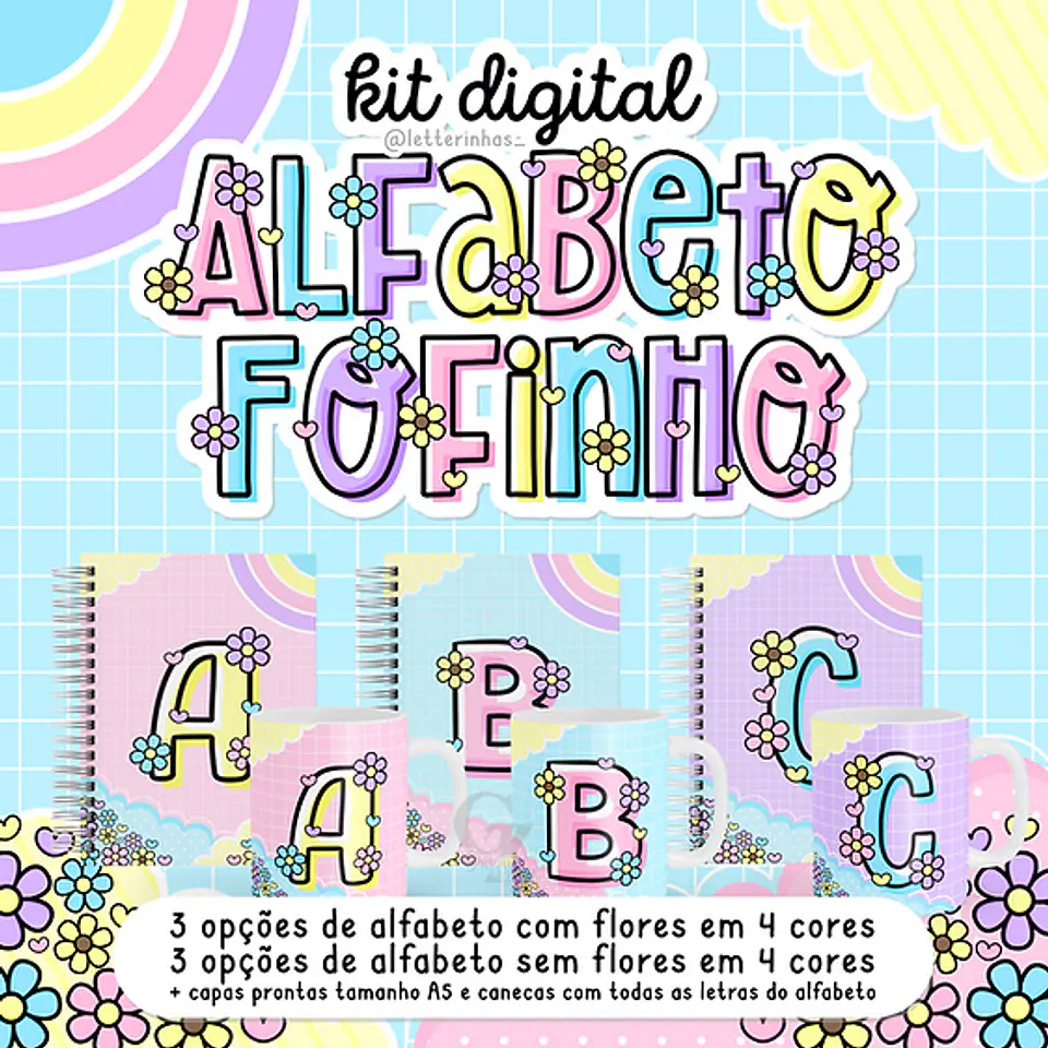 Encadernação - Coleção Alfabeto Fofinho 1