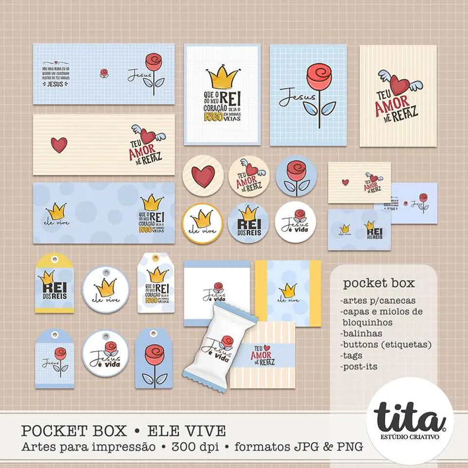 Arquivo de Corte - Combo ele vive Pocket Box 1