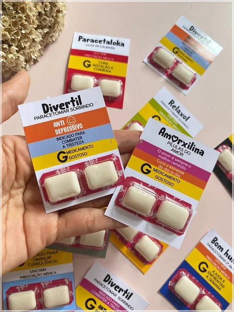 Arquivo de Corte Chicletes Remedios Divertidos 1
