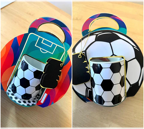 Arquivo de Corte Sacola Caneca Futebol 1