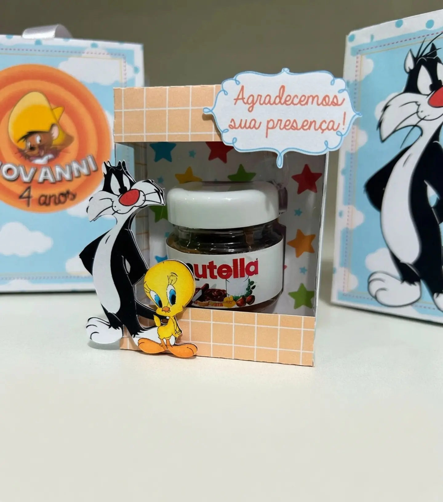 Arquivo de Corte Caixa para Mini Nutella (40gr) 5 1