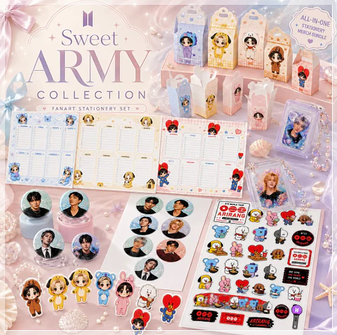 Arquivo de Corte Sweet ARMY Coleção BTS 1