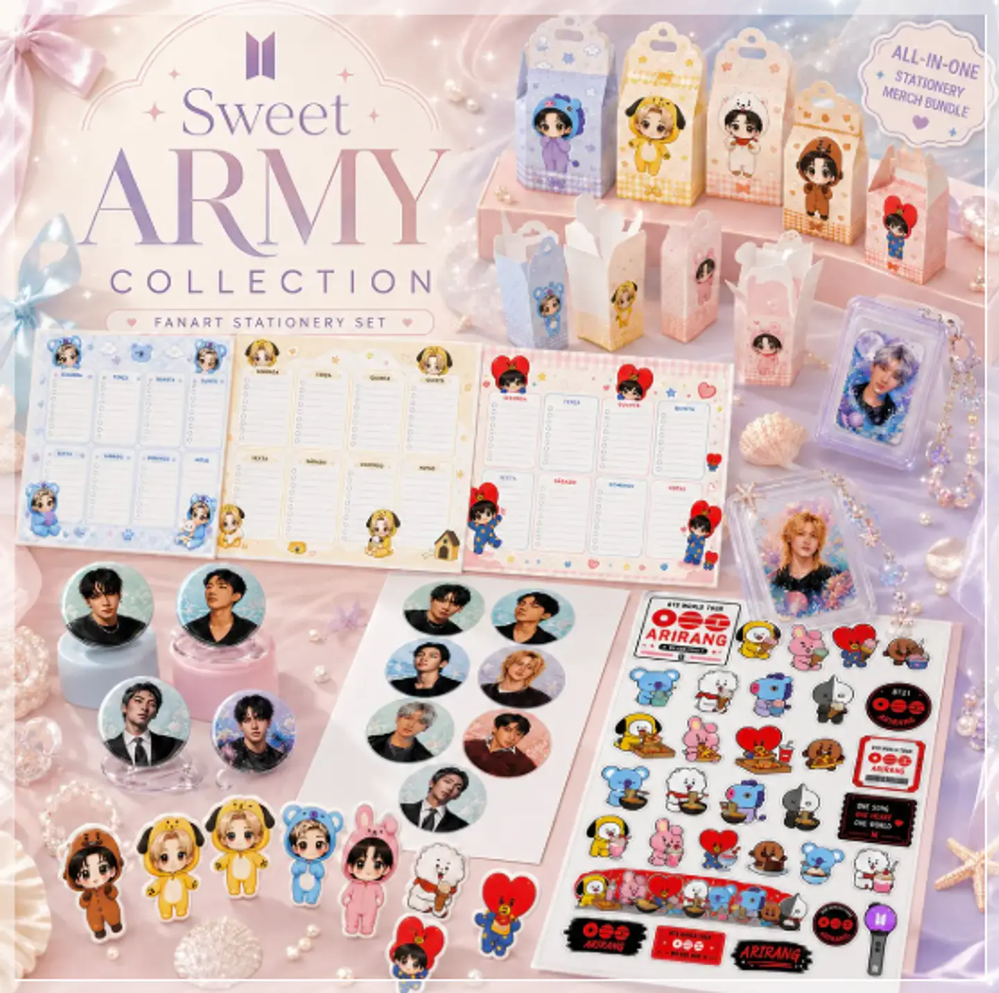 Arquivo de Corte Sweet ARMY Coleção BTS 1 1