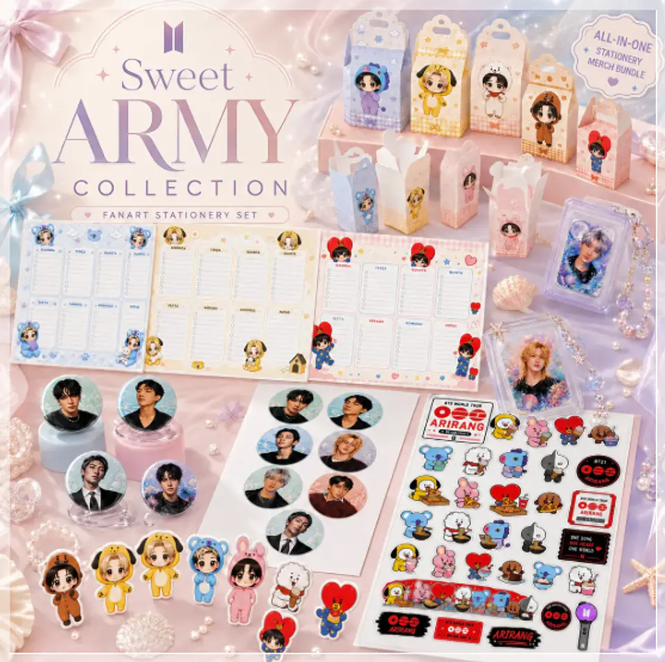Arquivo de Corte Sweet ARMY Coleção BTS 1 1
