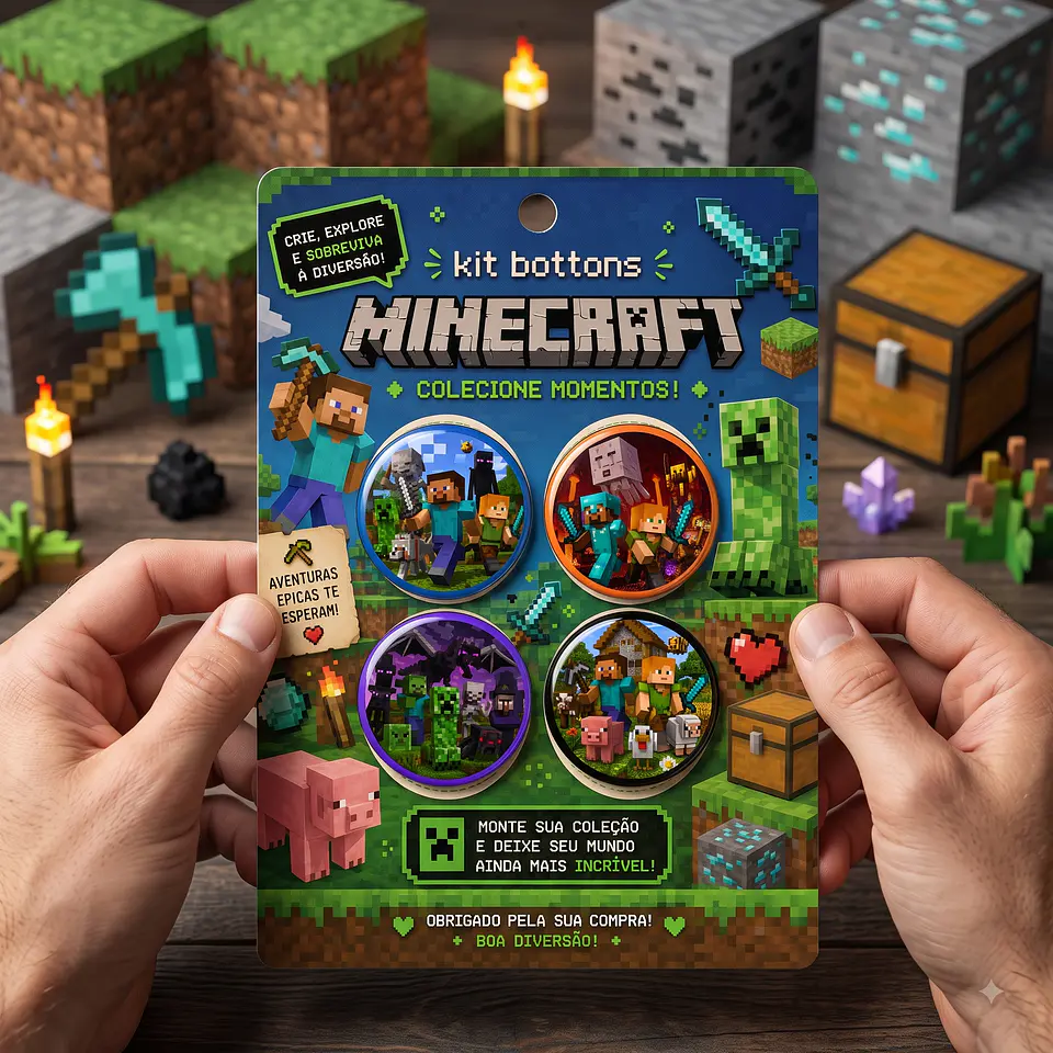 Arquivo de Corte Bottons Minecraft 62 1