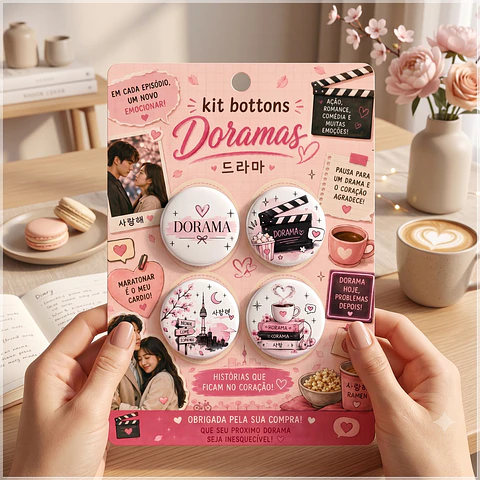 Arquivo de Corte Bottons Dorama 25