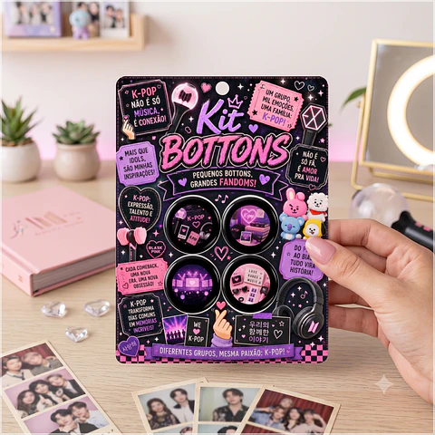 Arquivo de Corte Bottons K-Pop 23
