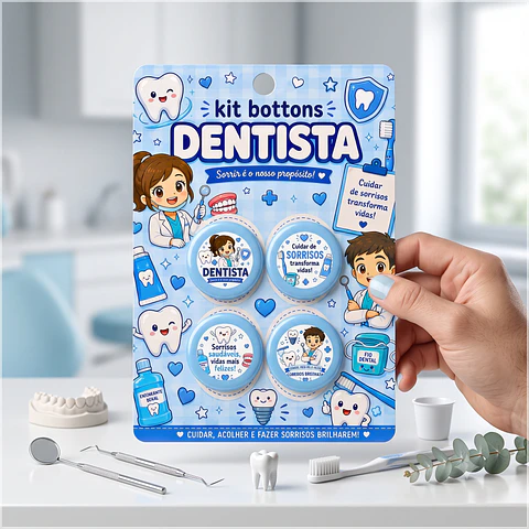 Arquivo de Corte Bottons Dentista Odontologia 17